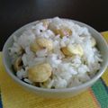ｓａｋｕｒａｎ's cooksnap of when they made ☆昆布茶で料理・第３弾栗ごはん☆.
