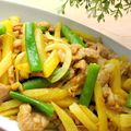 ミントレモン's cooksnap of when they made 豚肉✿じゃが玉✿カレー炒め.