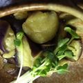 しょ～☆'s cooksnap of when they made ナスと貝割れのお浸し〜ゆず胡椒風味〜.