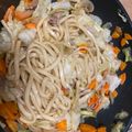 マイノート's cooksnap of when they made 焼きうどん.