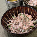 Dellaたん's cooksnap of when they made サバ缶ときゅうりのマヨサラダ.