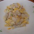 ヤスネエ's cooksnap of when they made 電子レンジで卵炒飯(おにぎり)お弁当.