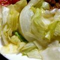 にわことり's cooksnap of when they made きゅうりとレタスのサラダ.