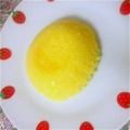 Chokoモンブラン's cooksnap of when they made レンジでまんまるケーキ(クリチ＆フルーツ.