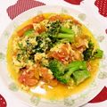★しょーこ★'s cooksnap of when they made 簡単！☆トマトとブロッコリーのオム炒め☆.