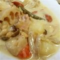 UGGray's cooksnap of when they made 残りご飯でとろり根菜と豆の味噌シチュー.