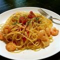 kikikin04's cooksnap of when they made ♡プリッと海老のトマトクリームパスタ.