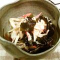 ももかふぇ2016's cooksnap of when they made ゴマ油が決め手！カニカマとわかめの酢の物.