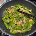 non☆non's cooksnap of when they made 万願寺唐がらしの甘辛炒め.