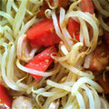 yumamasama's cooksnap of when they made トマトともやしのさっぱりサラダ.