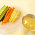 ☆まきりん☆'s cooksnap of when they made 野菜に〜クリチ・焼肉のたれディップ.