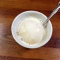 saku(^-^v's cooksnap of when they made ふんわり♪桃の豆乳シェイク.
