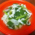 ホナホナ's cooksnap of when they made モロヘイヤと卵の生姜スープ.