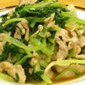 だじゅん's cooksnap of when they made 小松菜と豚肉のシンプル炒め.