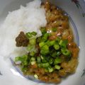 chieko333's cooksnap of when they made 大葉にんにく醤油と柚子胡椒で♪おろし納豆.