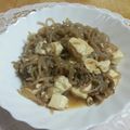 アンスヤ's cooksnap of when they made 簡単♪豆腐ステーキ　焼肉のタレそぼろかけ.