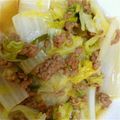mondschein's cooksnap of when they made あったか♪白菜と挽き肉のとろとろあん.