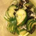 Naoza's cooksnap of when they made 酢の物・和え物にキュウリの美味しい切り方.