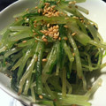 sakurask's cooksnap of when they made 超簡単☆水菜のごま和え☆.
