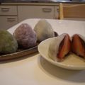 yummymommy's cooksnap of when they made 春の三色いちご大福.