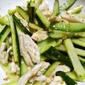 手納豆's cooksnap of when they made 鶏のささみときゅうりのごまサラダ.