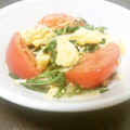 ♪mayu's cooksnap of when they made 水菜とトマトのふわふわ卵炒め.