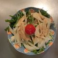 サワケイ's cooksnap of when they made 簡単♪ 水菜と梨のサラダ.
