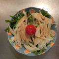 サワケイ's cooksnap of when they made 簡単♪ 水菜と梨のサラダ.