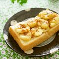＊＊rose＊＊'s cooksnap of when they made 簡単☆甘〜い☆バナナトースト☆.