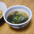 サオリ's cooksnap of when they made わかめと白菜の中華スープ◎.
