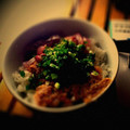 シェフりょうぼん's cooksnap of when they made アジのたたきのだし茶漬け（なめろう丼）.