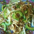 kuragenoie's cooksnap of when they made 栄養抜群！ゴーヤと豚肉の上海風焼きそば♪.