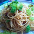 kuragenoie's cooksnap of when they made ゴーヤーのもちもちペペロンチーノ　簡単！.