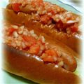 kmuu's cooksnap of when they made 朝食に☆サルサソースのホットドッグ☆.