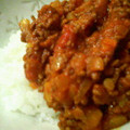 ミッフーママ's cooksnap of when they made おいしい簡単なすと挽肉のキーマカレー.