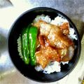 なーぉさん☆'s cooksnap of when they made 豚の蒲焼丼.