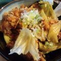 milu.milu's cooksnap of when they made 居酒屋風☆牛カルビキムチチャーハン.