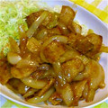 さこでん's cooksnap of when they made 豚肉と玉ねぎの甘辛炒め.