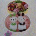 Rika5☆'s cooksnap of when they made お豆Ｎａうさちゃん☆　キャラ弁.
