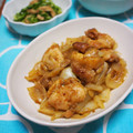 ☆Haru☆☆'s cooksnap of when they made 玉ねぎと鶏むね肉のオイカレーマヨ炒め☆.
