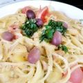 SSironoki's cooksnap of when they made 残りシチューで　簡単☆トマトクリームスパ.