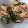 3mamakuma's cooksnap of when they made 大葉ささ身の照焼き♪.