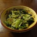 WackyRacer's cooksnap of when they made 胡瓜と若芽の塩昆布和え☆.