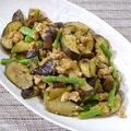 ヌーシ's cooksnap of when they made 茄子と鶏ひき肉のカレー炒め♪.