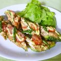 三行レシピ's cooksnap of when they made イタリアン！ゴーヤのグラタン風.