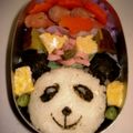 こはることん's cooksnap of when they made パンダさんのキャラ弁.