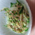 cheese729's cooksnap of when they made みょうがときゅうりの塩もみ….