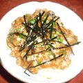 Jock's cooksnap of when they made オフの日の肉みそあんかけ丼.