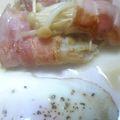 プチあや's cooksnap of when they made チーズ入り✼えのきベーコン.
