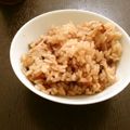Hikibabe's cooksnap of when they made 鶏肉とキノコの炊き込みご飯.